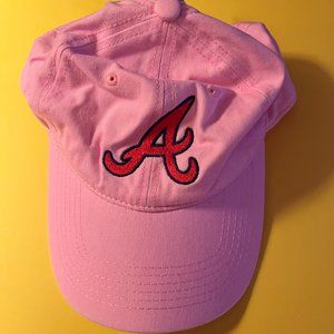 NWT Women's Atlanta Braves Logo Light Pink Hat
